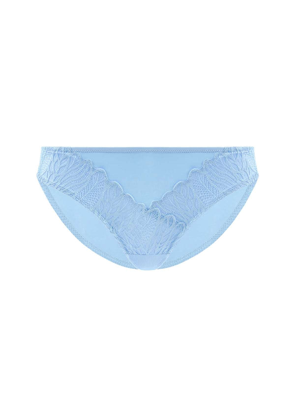HSIA HSIA Iliad Leaf Lace Trim Hipster Underwear M / Light Blue