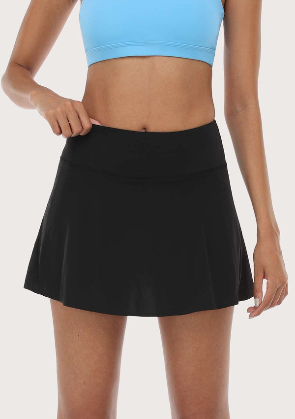 HSIA SONGFUL Speed and Free High Rise Sports Skirt XS / Black