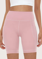 LEAPX Fluent High-Waist Sports Bike Shorts - HSIA
