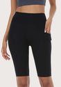 LEAPX Fluent High-Waist Sports Bike Shorts - HSIA