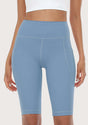 LEAPX Fluent High-Waist Sports Bike Shorts - HSIA
