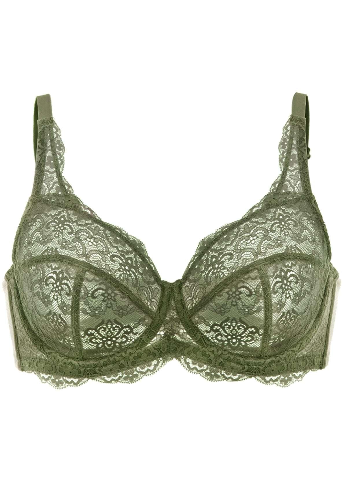 HSIA Black All-Over Floral Lace Bra - HSIA