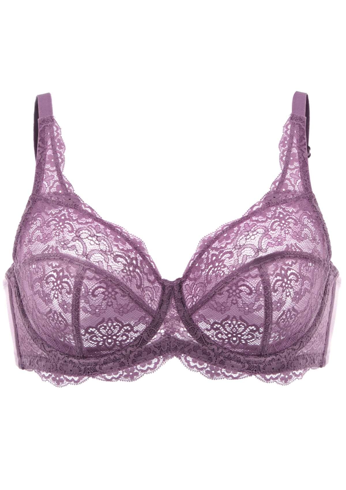 HSIA Black All-Over Floral Lace Bra - HSIA