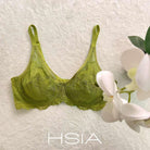 Blossom Unlined Underwire Lace Bra - HSIA