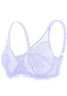 HSIA Blossom Purple Unlined Lace Bra - HSIA