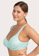 HSIA Blue Unlined Full Coverage Minimizer Bra - HSIA