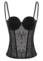 Gracious Overbust Lace Corset Bustier - HSIA