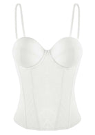 Gracious Overbust Lace Corset Bustier - HSIA