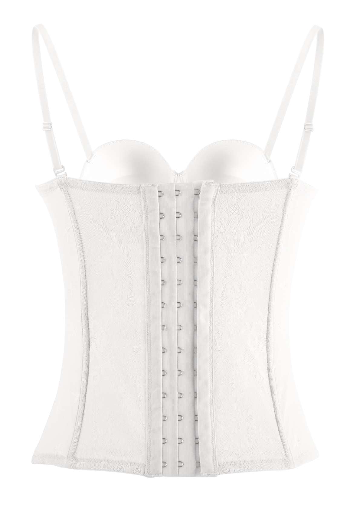 Gracious Overbust Lace Corset Bustier - HSIA