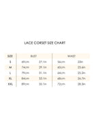 Gracious Overbust Lace Corset Bustier - HSIA