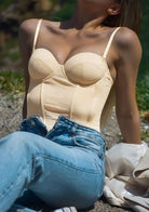 Gracious Overbust Lace Corset Bustier - HSIA