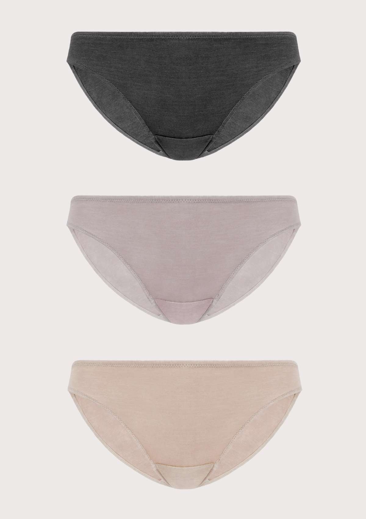 HSIA Comfort Cotton Bikini Panties 3 Pack - HSIA