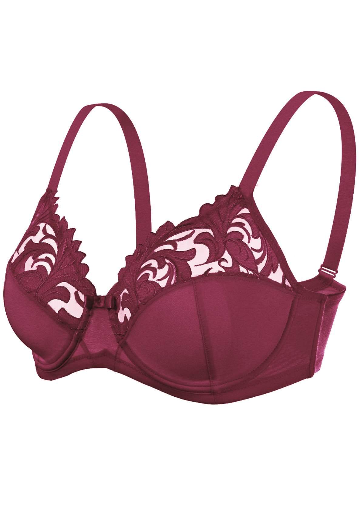 Gala Embroidered Unlined Bra - HSIA