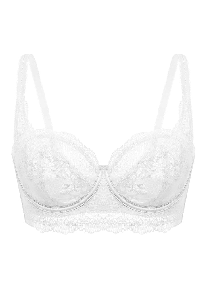 HSIA HSIA Floral Lace Unlined Bridal Balconette Bra