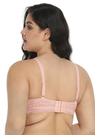 HSIA Floral Lace Unlined Bridal Pink Balconette Bra Set - HSIA