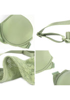 Serena Front-Close Lace-Back Underwire Bra - HSIA