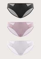 HSIA Geometric Breathable Bikini Panties 3 Pack - HSIA