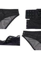 Gladioli Floral Lace Bikini Underwear - HSIA