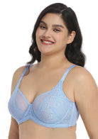 Anemone Unlined Dolphin Lace Underwire Bra - HSIA