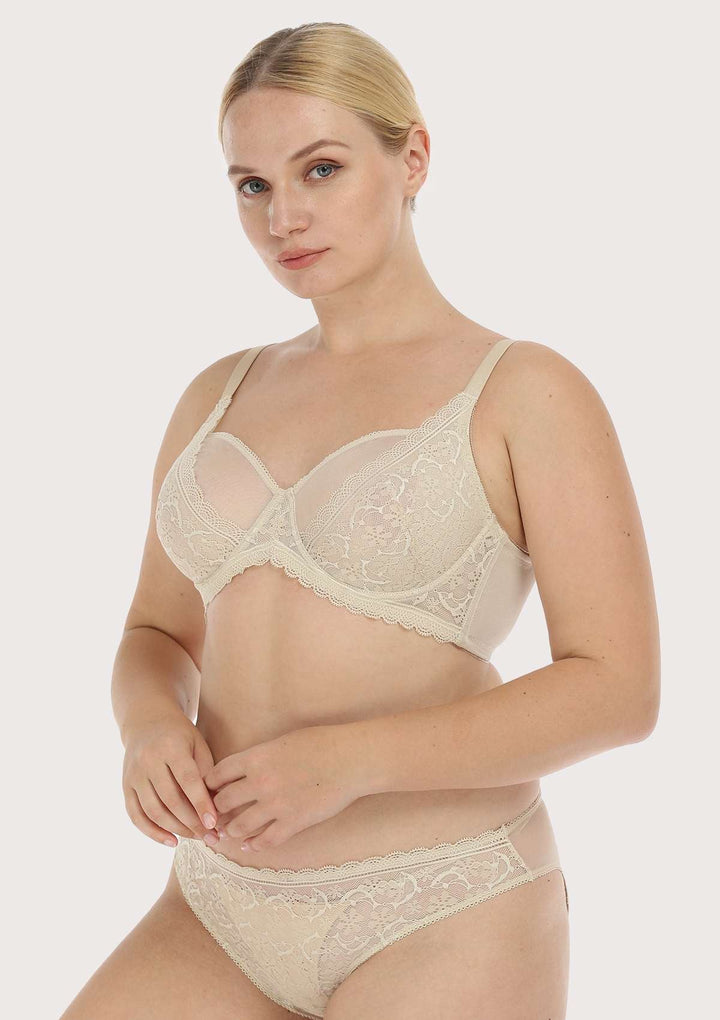 HSIA HSIA Lace Dolphin Unlined Bra