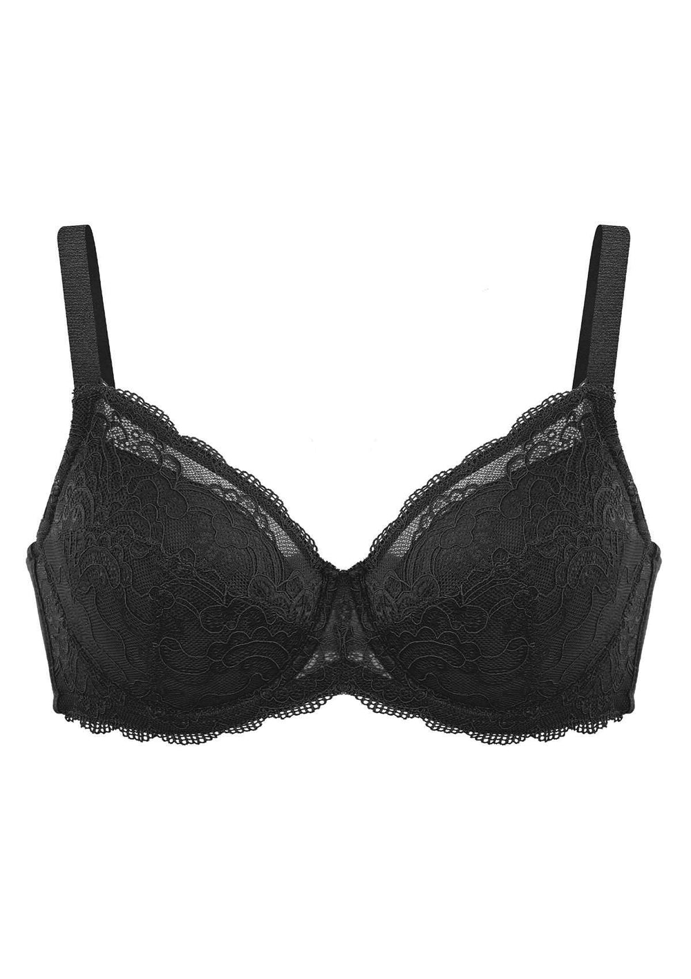 HSIA Lightly Padded Full Figure Full Suppport Lace Bra