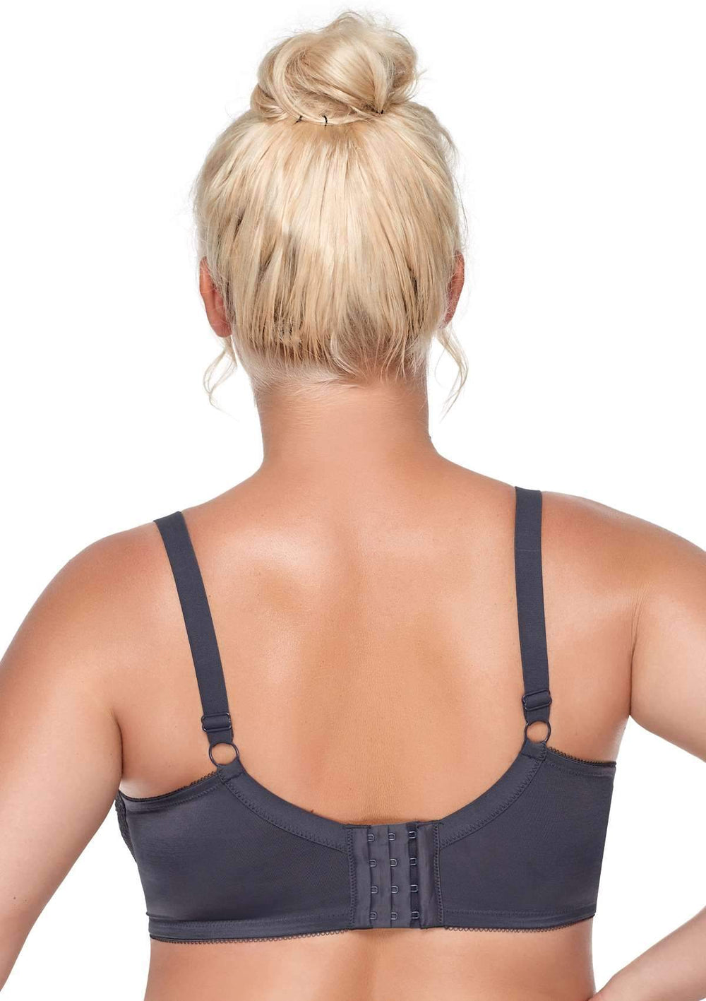 HSIA Women Lace Underwire Bra Minimizer Unlined Bra Back Smoothing Everyday  Bra