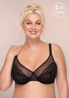 (Cardi B recommends)HSIA Enchante Black Lace Underwire Bra - HSIA