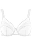 (Cardi B recommends)Enchante White Lace Underwire Bra - HSIA