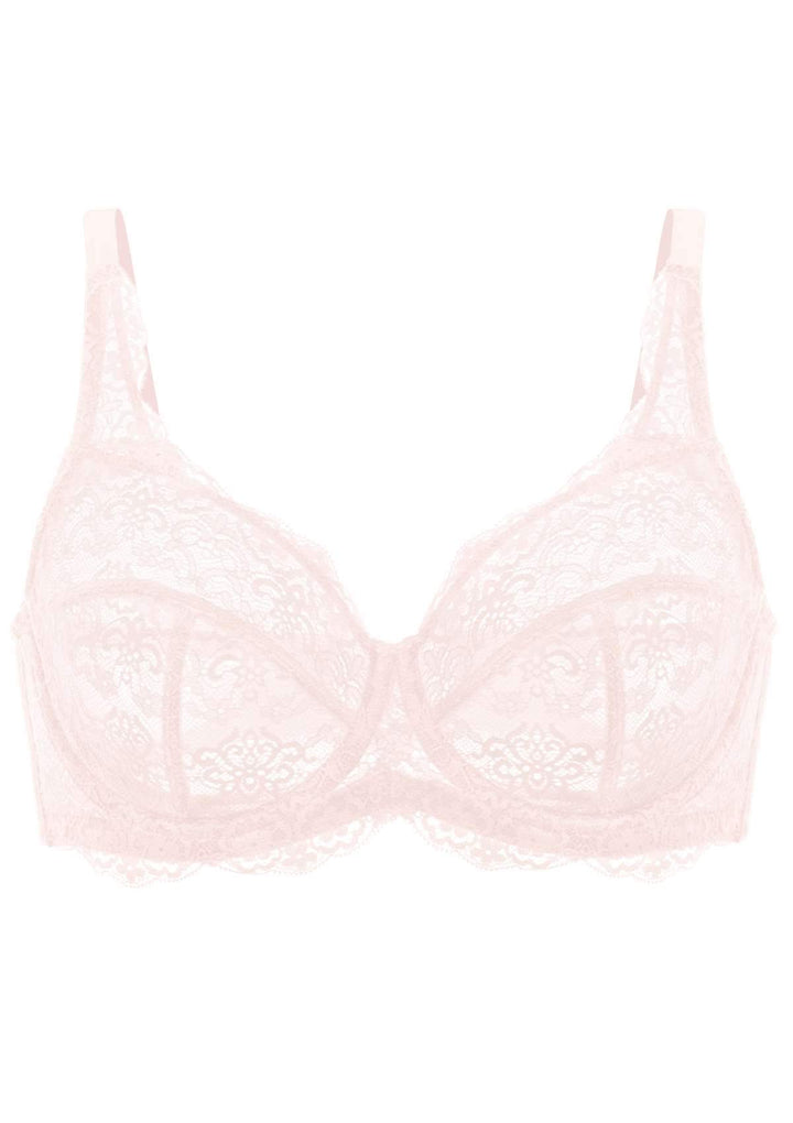 HSIA HSIA Pink All-Over Floral Lace Bra