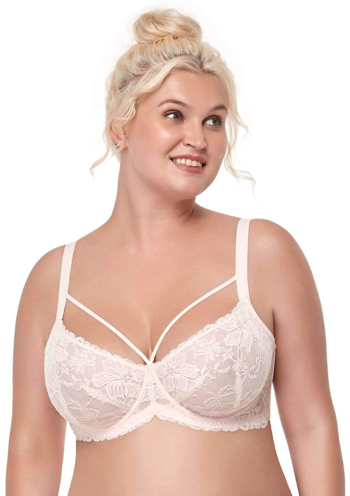 HSIA HSIA Pink Sexy Unlined Strappy Bra