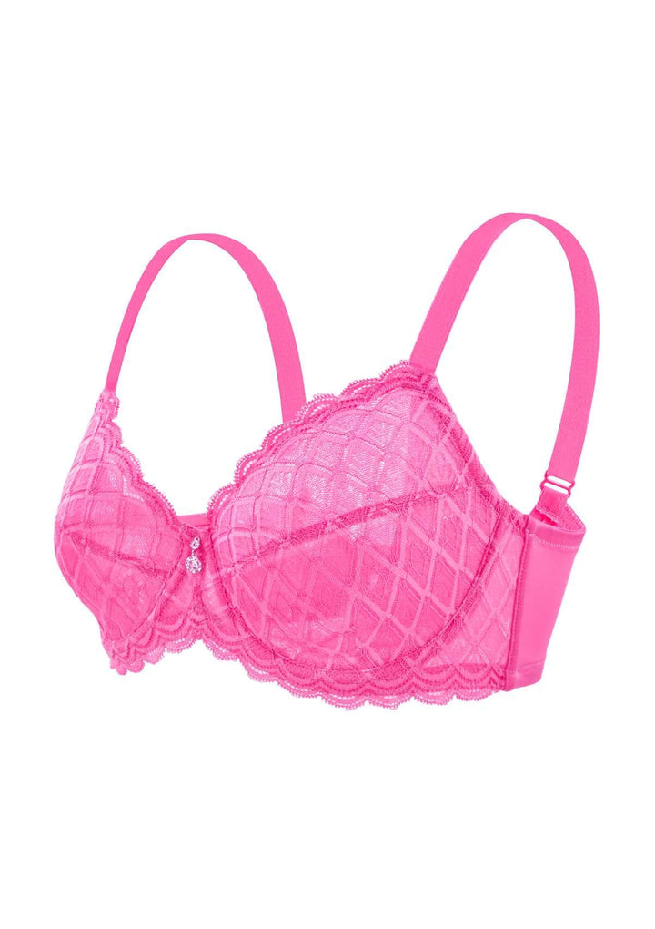 HSIA HSIA Plaid Lace Unlined Bra