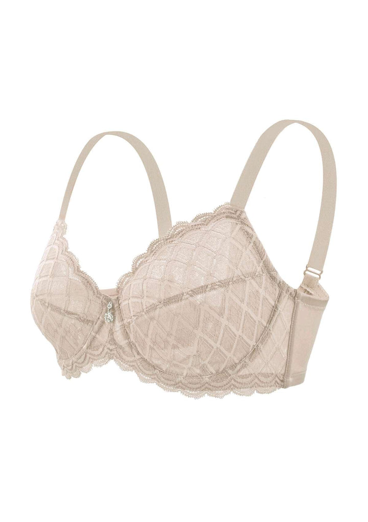 HSIA HSIA Plaid Lace Unlined Bra