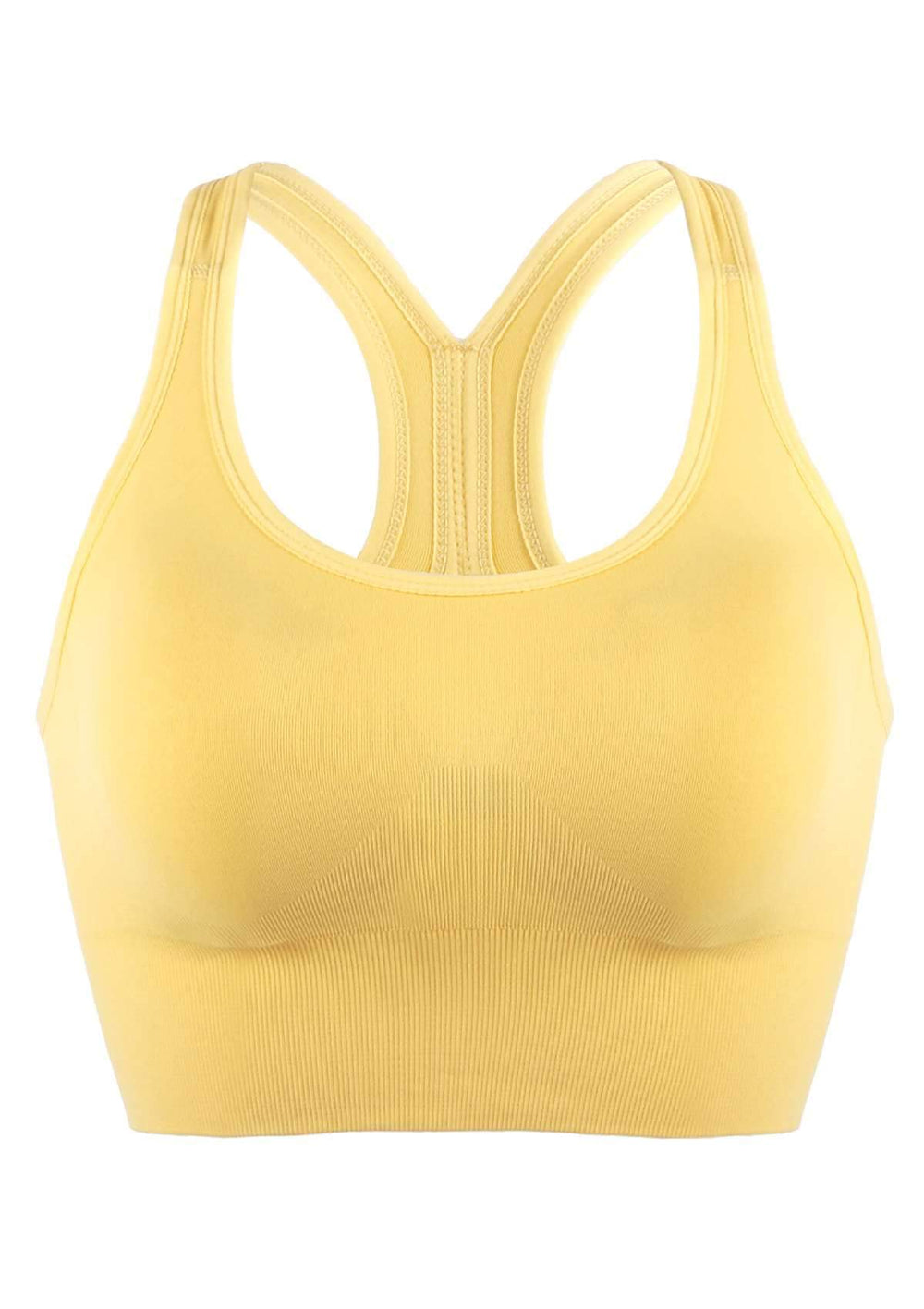 HSIA Racerback Sports Bra with Adjustable Back Clasp for a Clean Fit