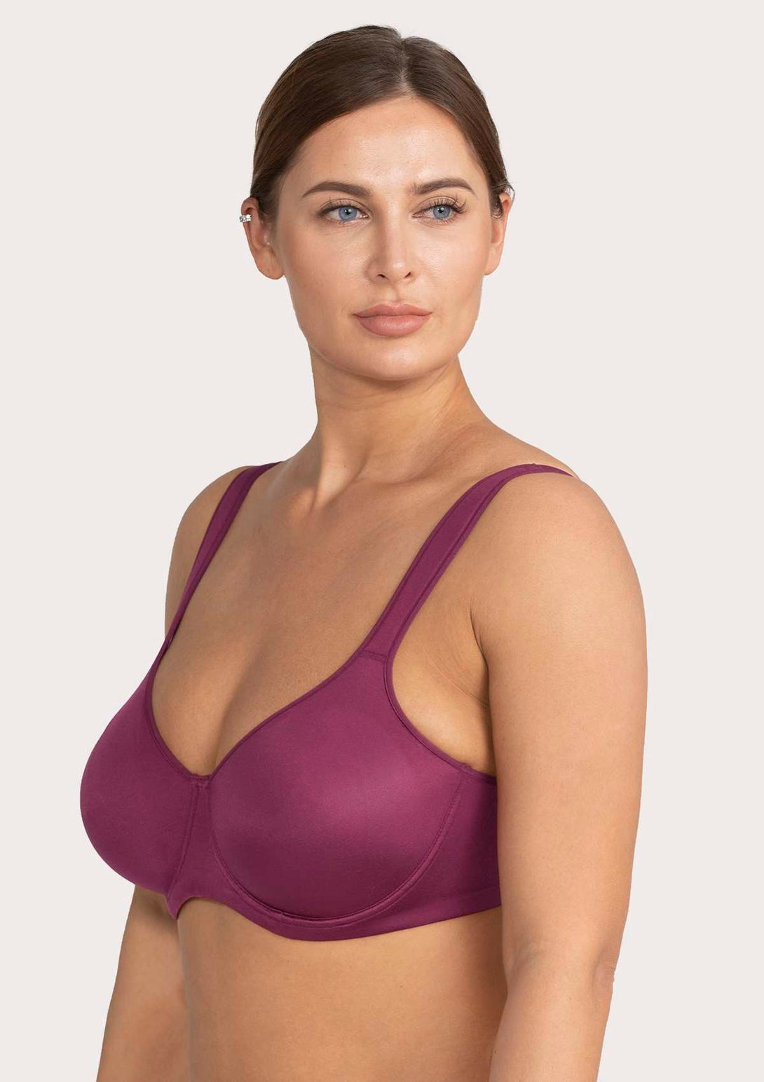 HSIA HSIA Red Unlined Full Coverage Minimizer Bra