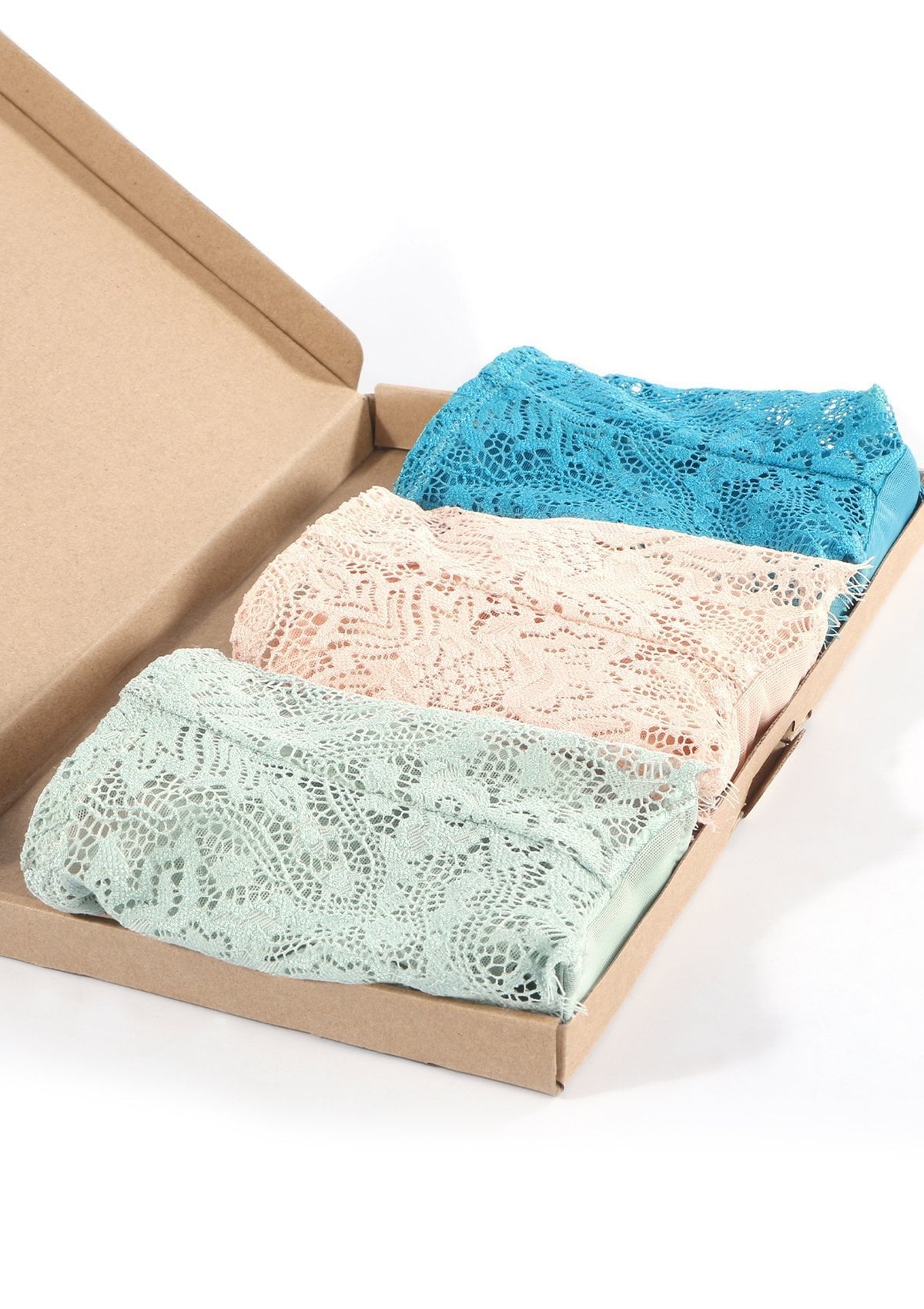 HSIA Sunflower Exquisite Lace Bikini Panties 3 Pack - HSIA