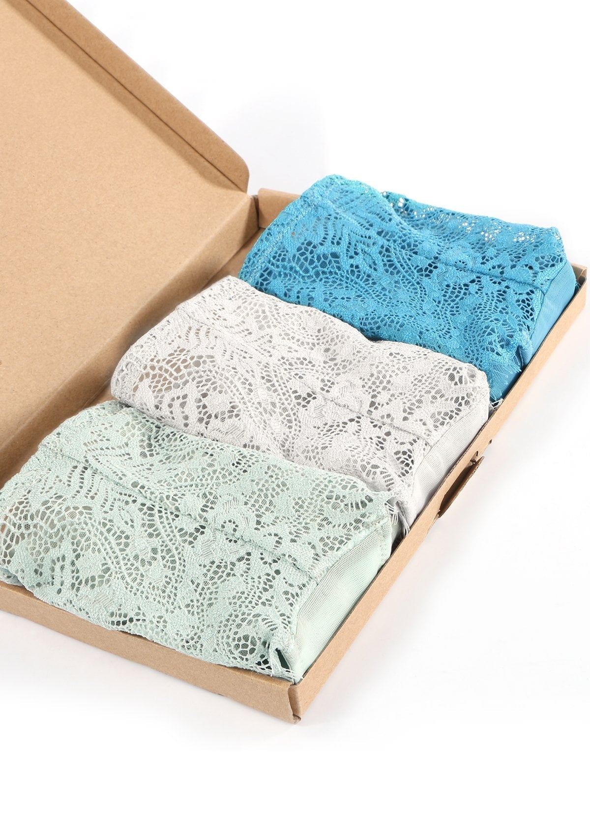 HSIA Sunflower Exquisite Lace Bikini Panties 3 Pack - HSIA