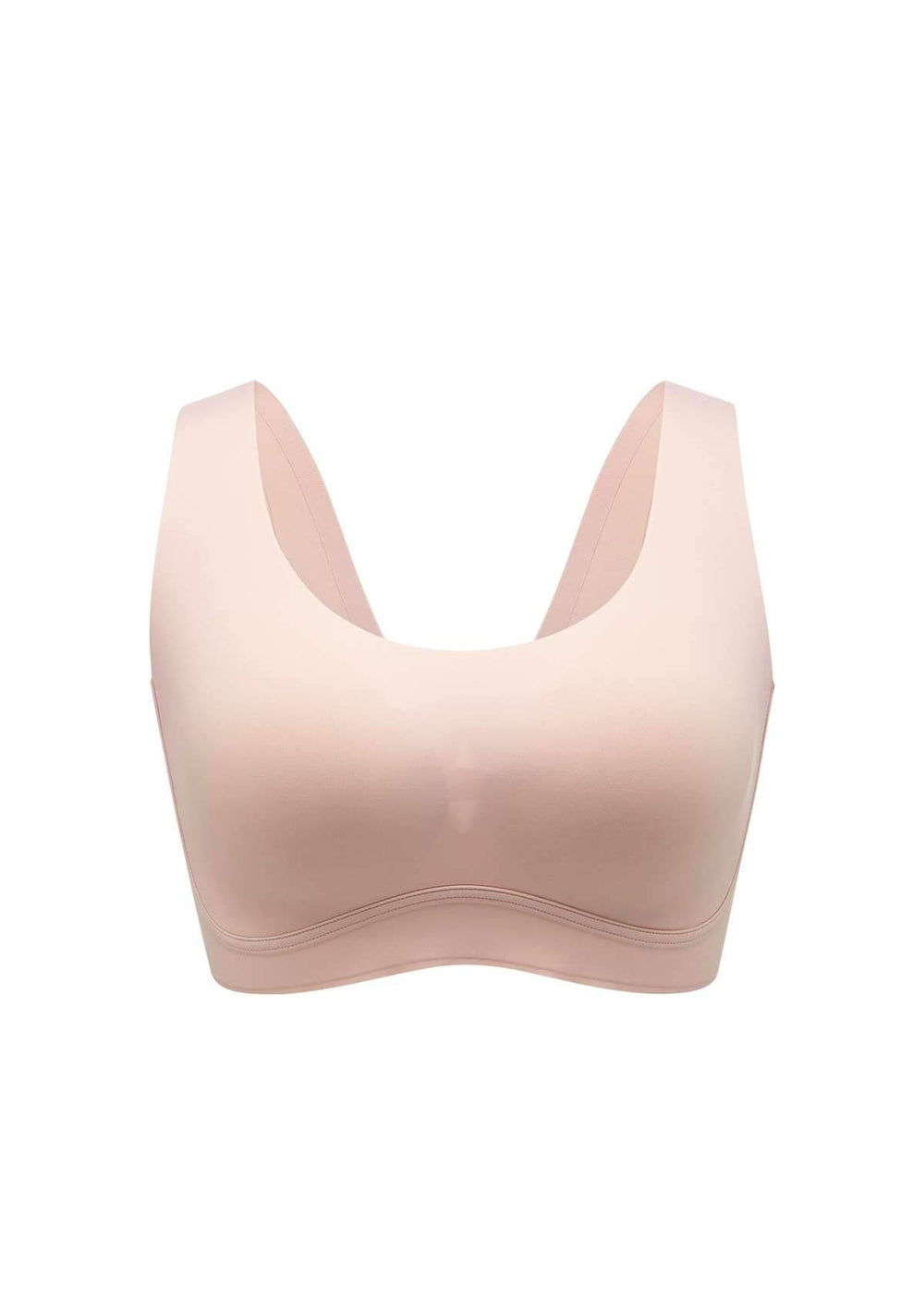 Front Closure Push Up Bra With Criss-cross Back And Wide Strap, With Padding