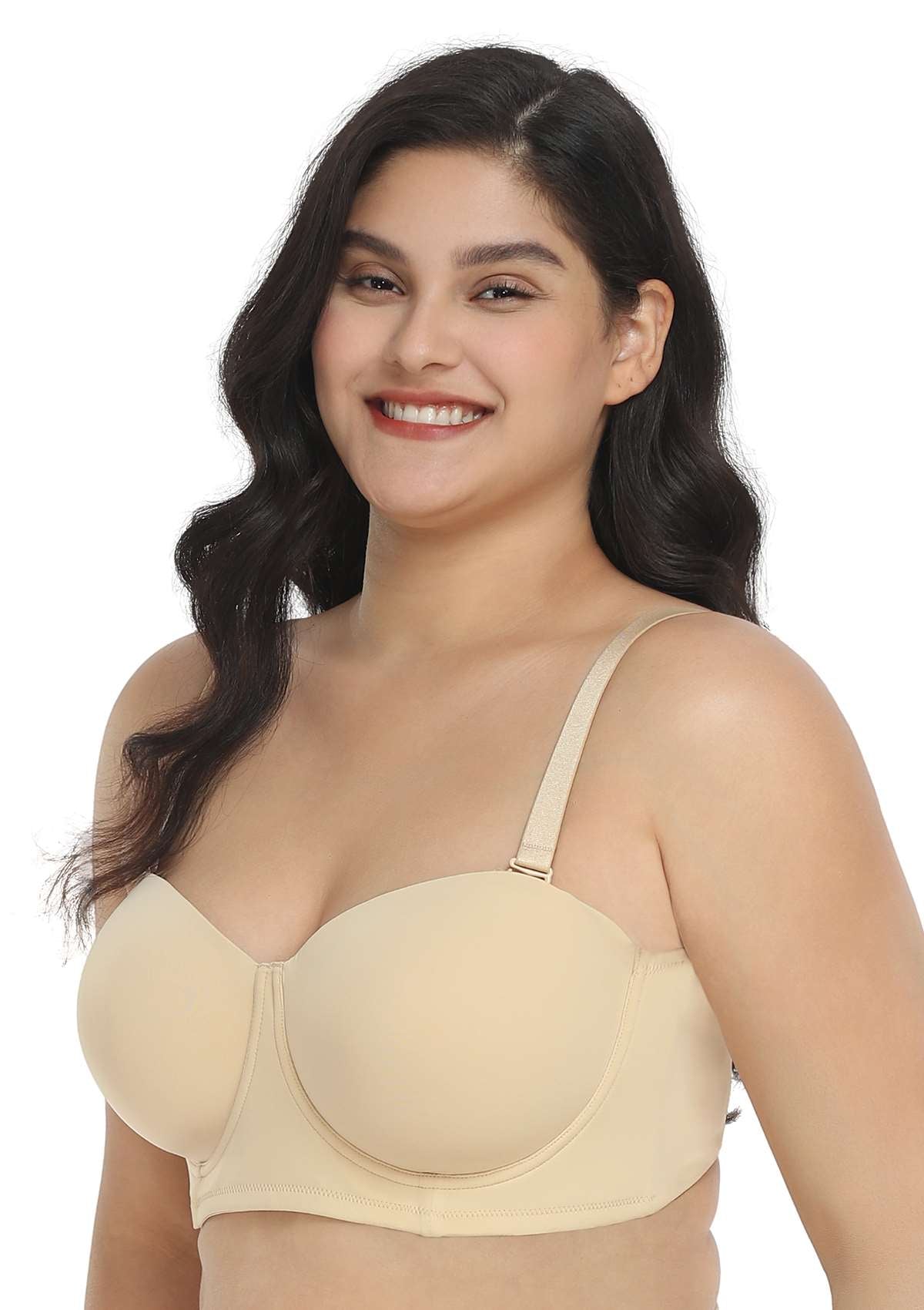 Margaret Seamless Molded Convertible Multiway Strapless Bra - HSIA
