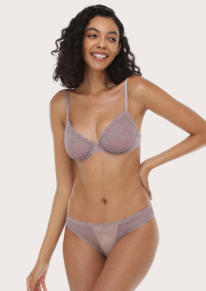 HSIA Rosa Bonica Lace Unlined Lightweight Bra For Petite Frame