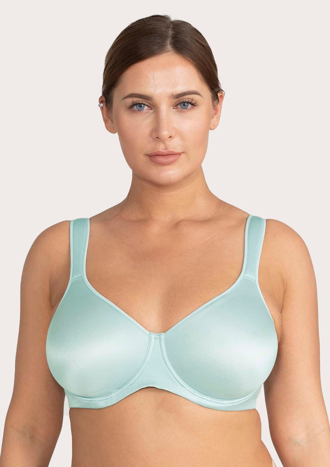 HSIA HSIA Blue Unlined Full Coverage Minimizer Bra Crystal Blue / 34C